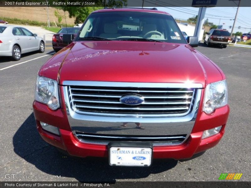Redfire Metallic / Stone 2007 Ford Explorer XLT