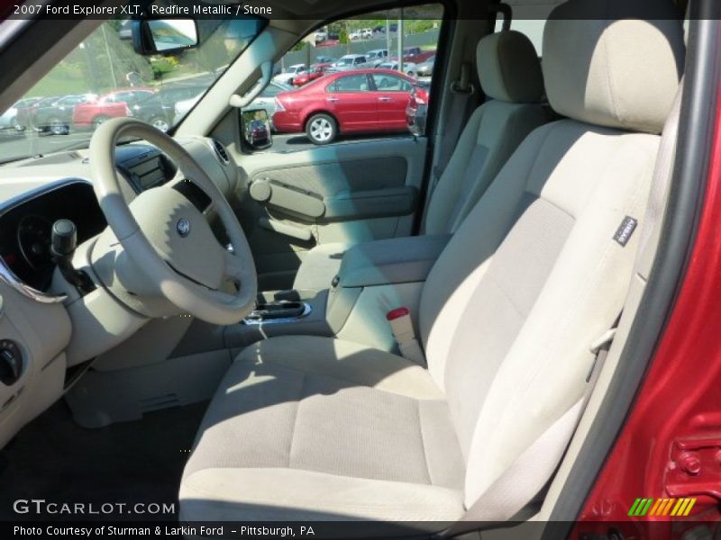Redfire Metallic / Stone 2007 Ford Explorer XLT