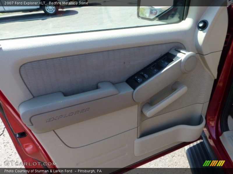Redfire Metallic / Stone 2007 Ford Explorer XLT