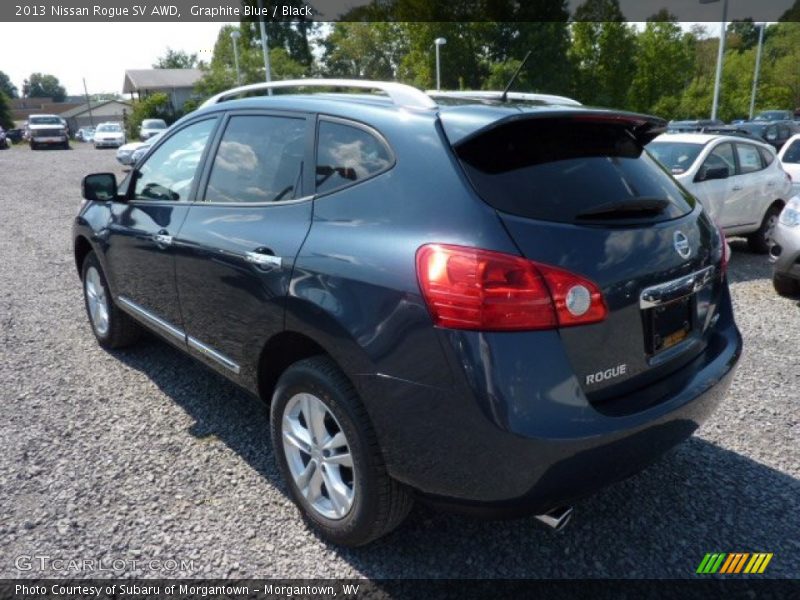 Graphite Blue / Black 2013 Nissan Rogue SV AWD