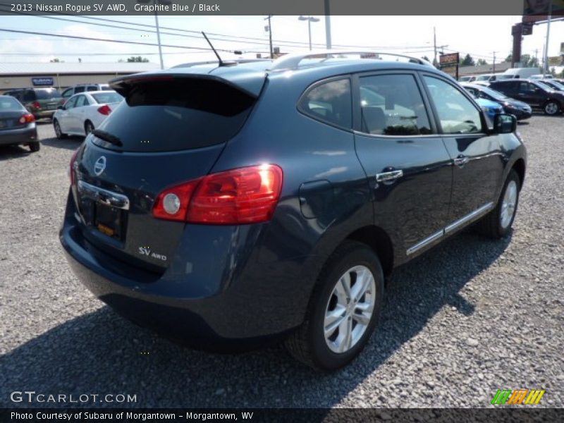 Graphite Blue / Black 2013 Nissan Rogue SV AWD