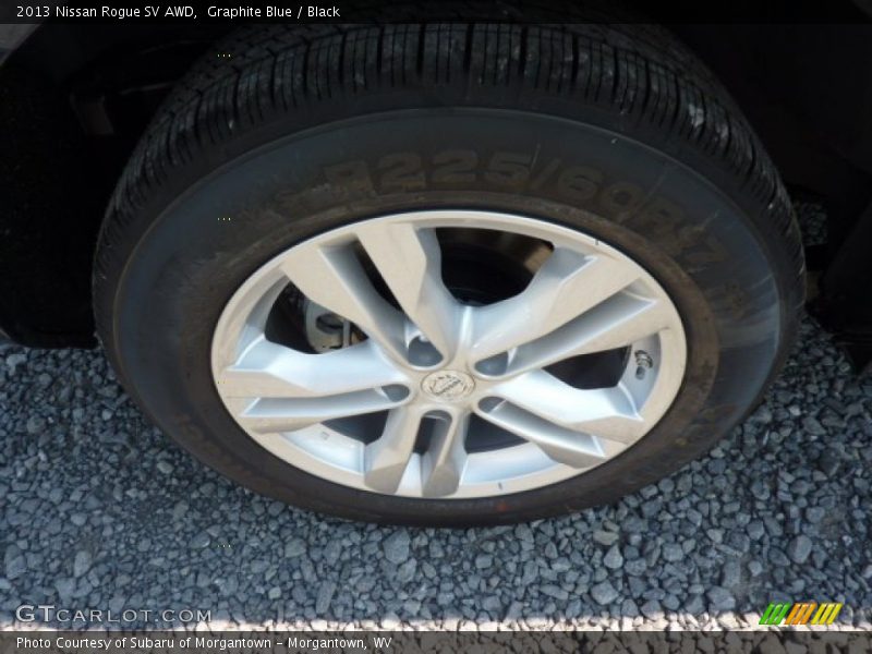 Graphite Blue / Black 2013 Nissan Rogue SV AWD