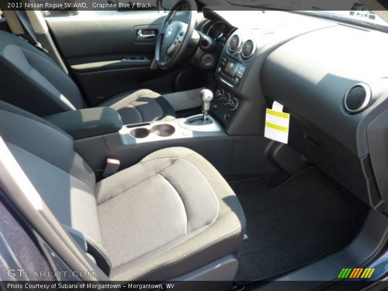 Graphite Blue / Black 2013 Nissan Rogue SV AWD