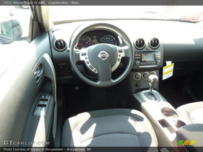Graphite Blue / Black 2013 Nissan Rogue SV AWD