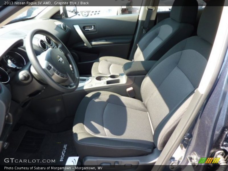 Graphite Blue / Black 2013 Nissan Rogue SV AWD