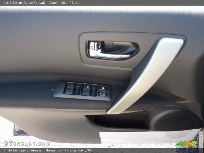 Graphite Blue / Black 2013 Nissan Rogue SV AWD