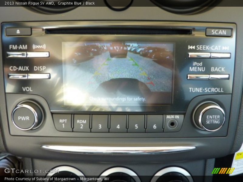 Graphite Blue / Black 2013 Nissan Rogue SV AWD