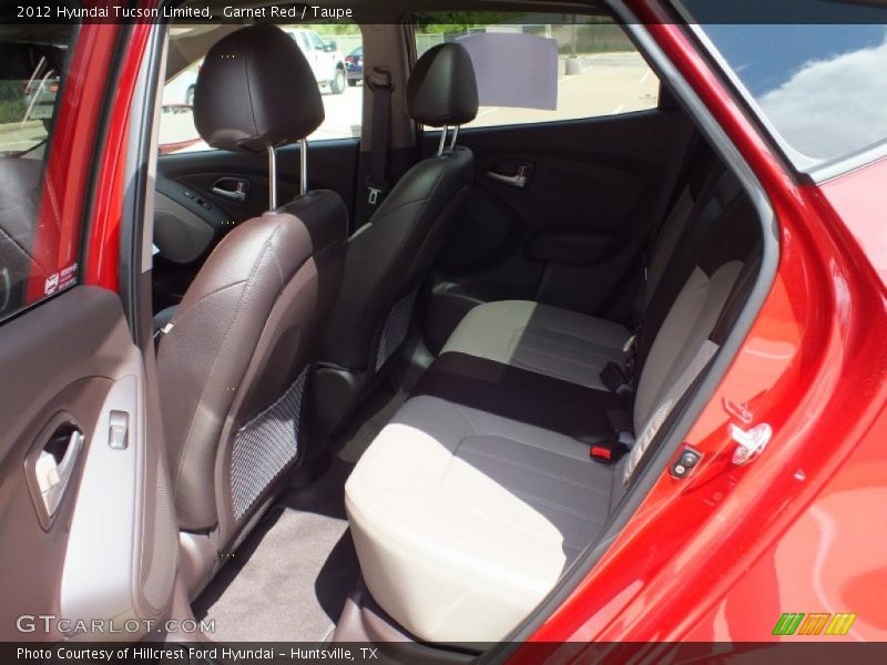 Garnet Red / Taupe 2012 Hyundai Tucson Limited
