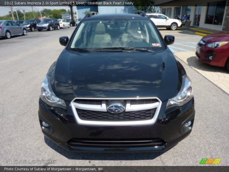 Obsidian Black Pearl / Ivory 2012 Subaru Impreza 2.0i Sport Limited 5 Door