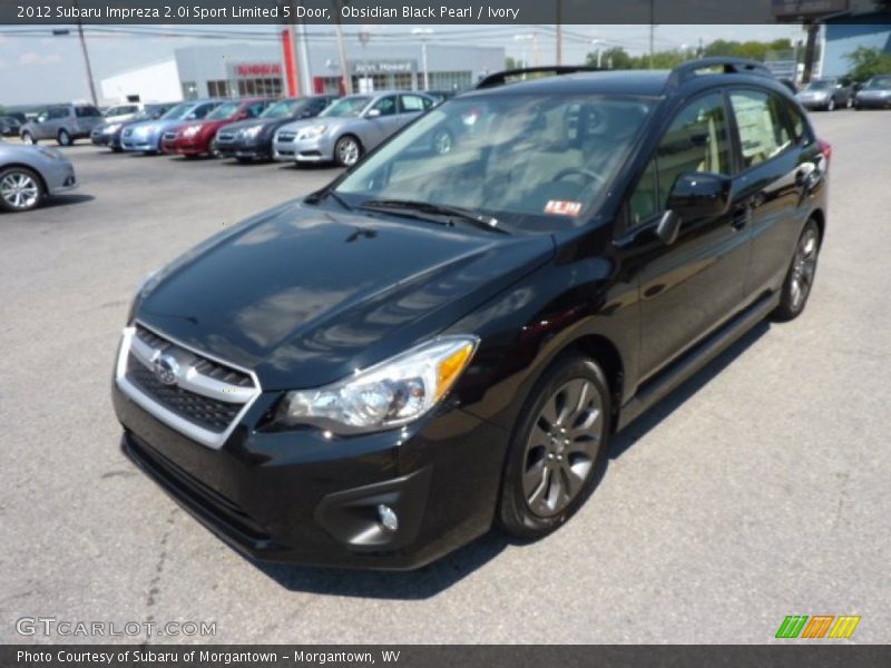 Obsidian Black Pearl / Ivory 2012 Subaru Impreza 2.0i Sport Limited 5 Door