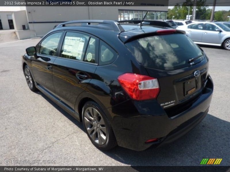 Obsidian Black Pearl / Ivory 2012 Subaru Impreza 2.0i Sport Limited 5 Door