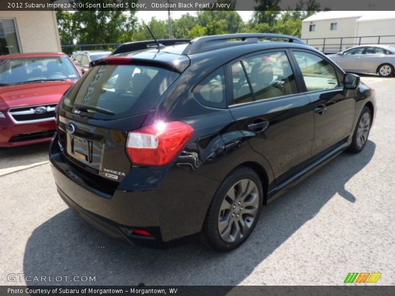 Obsidian Black Pearl / Ivory 2012 Subaru Impreza 2.0i Sport Limited 5 Door