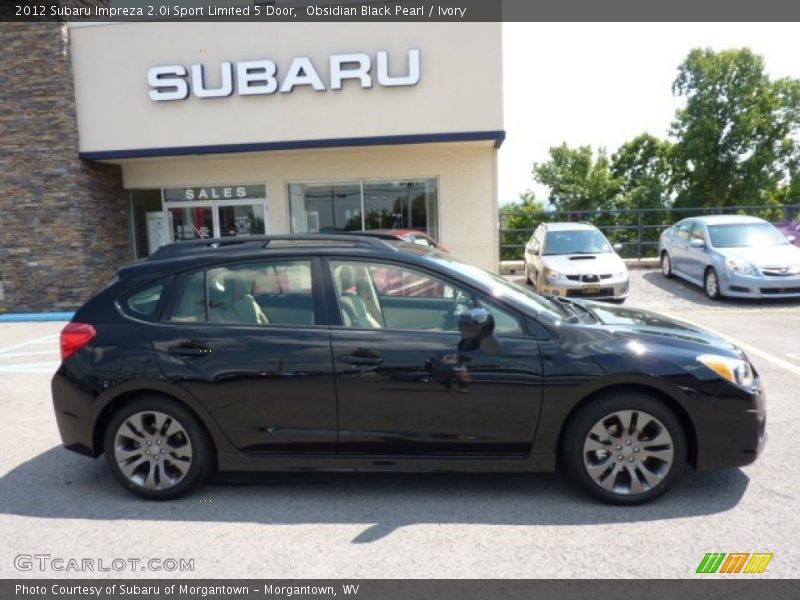Obsidian Black Pearl / Ivory 2012 Subaru Impreza 2.0i Sport Limited 5 Door