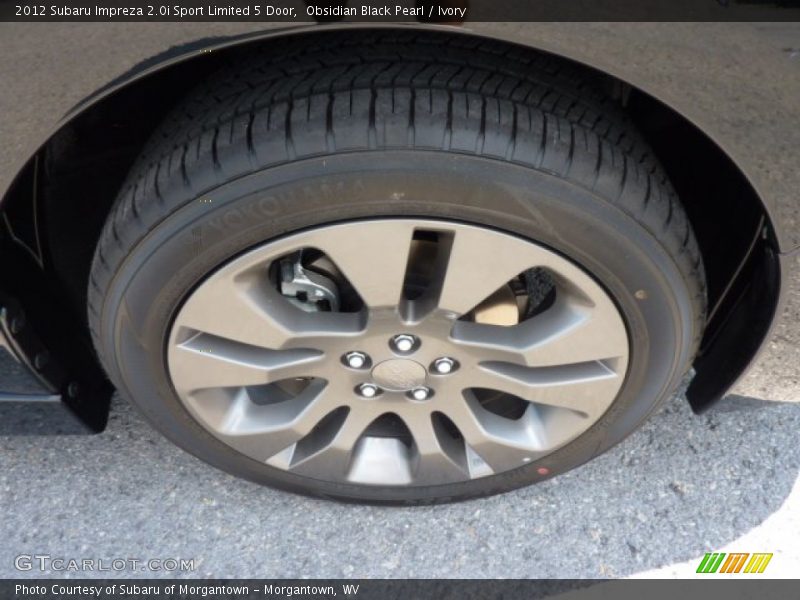 Obsidian Black Pearl / Ivory 2012 Subaru Impreza 2.0i Sport Limited 5 Door