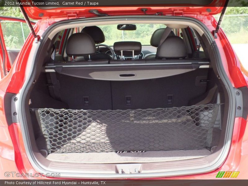 Garnet Red / Taupe 2012 Hyundai Tucson Limited