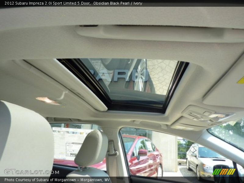 Obsidian Black Pearl / Ivory 2012 Subaru Impreza 2.0i Sport Limited 5 Door