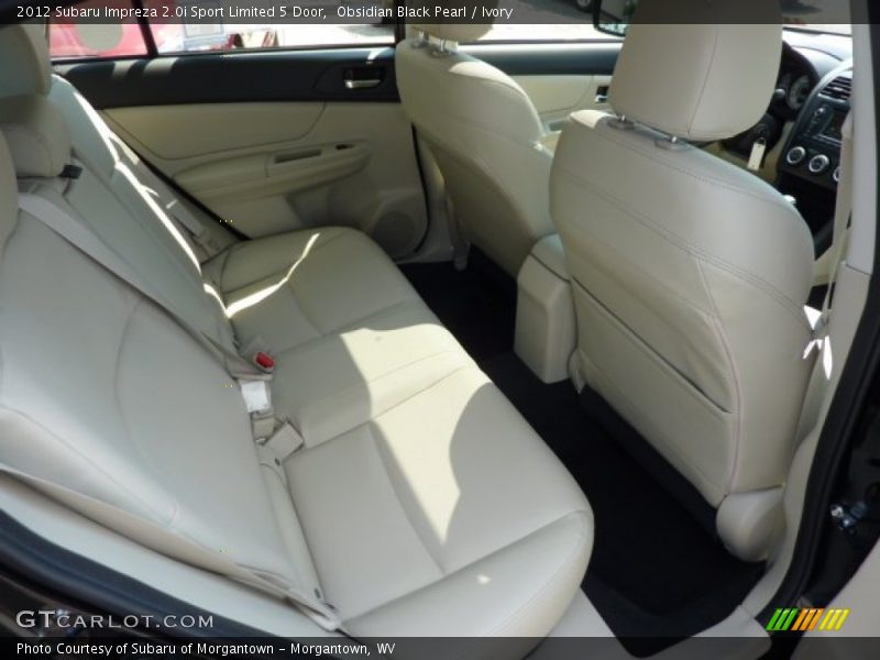 Obsidian Black Pearl / Ivory 2012 Subaru Impreza 2.0i Sport Limited 5 Door