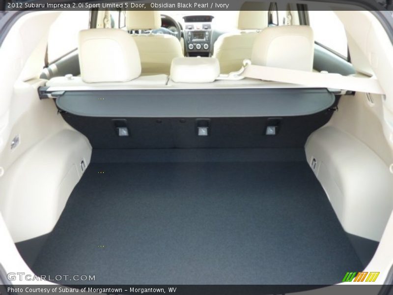 Obsidian Black Pearl / Ivory 2012 Subaru Impreza 2.0i Sport Limited 5 Door