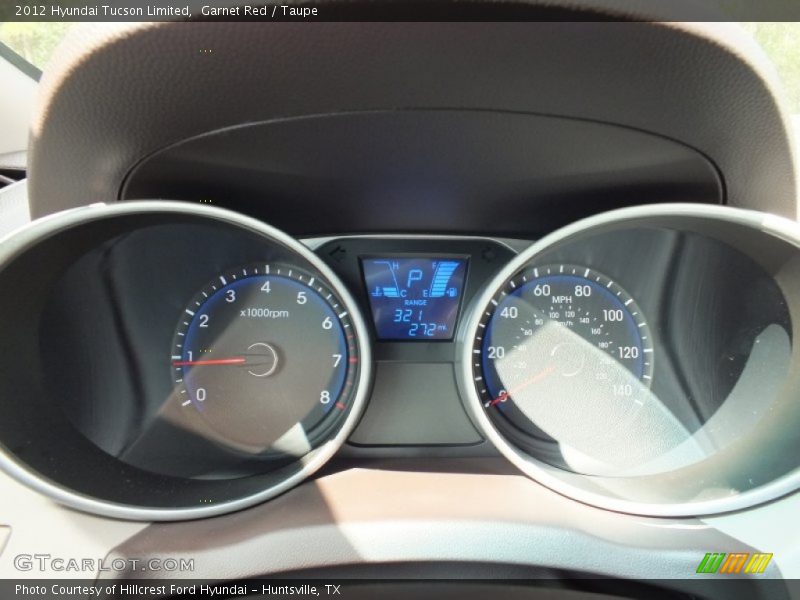 Garnet Red / Taupe 2012 Hyundai Tucson Limited