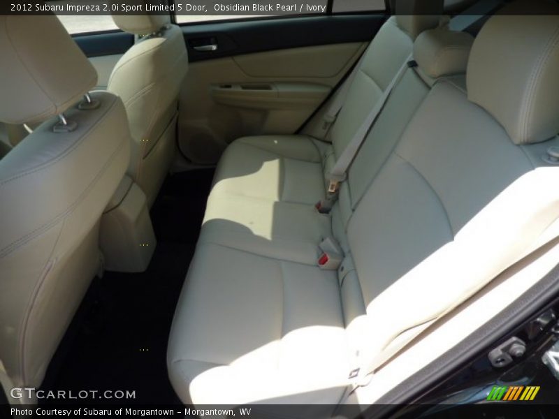 Obsidian Black Pearl / Ivory 2012 Subaru Impreza 2.0i Sport Limited 5 Door