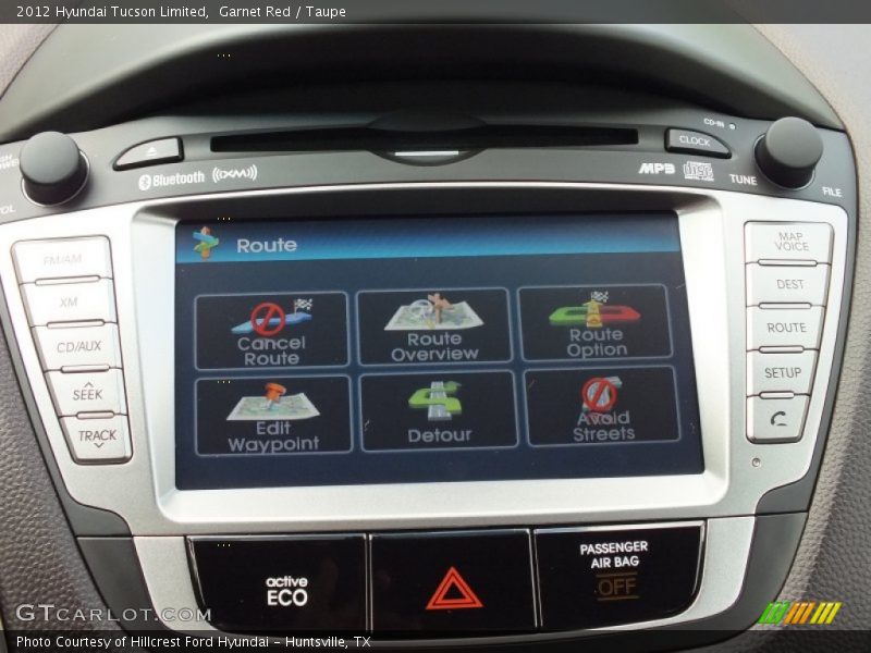 Garnet Red / Taupe 2012 Hyundai Tucson Limited