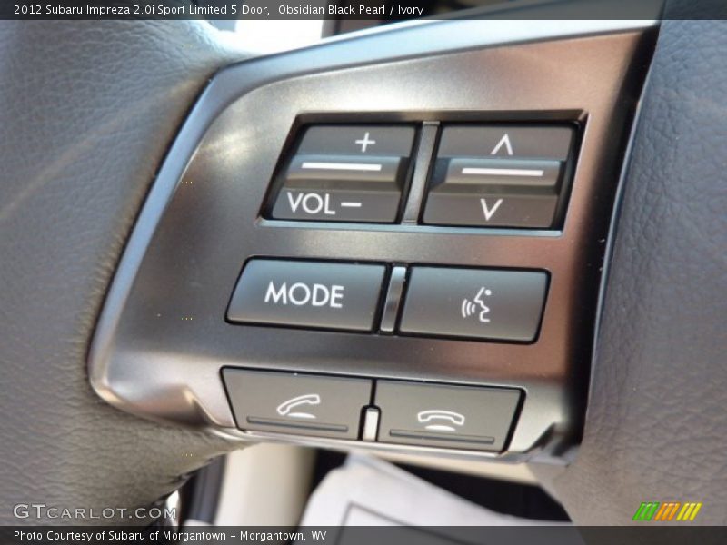 Obsidian Black Pearl / Ivory 2012 Subaru Impreza 2.0i Sport Limited 5 Door