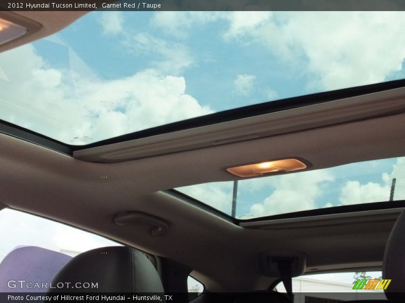 Garnet Red / Taupe 2012 Hyundai Tucson Limited