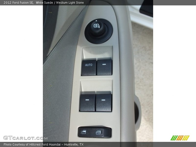 White Suede / Medium Light Stone 2012 Ford Fusion SE