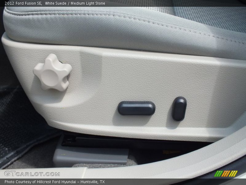 White Suede / Medium Light Stone 2012 Ford Fusion SE