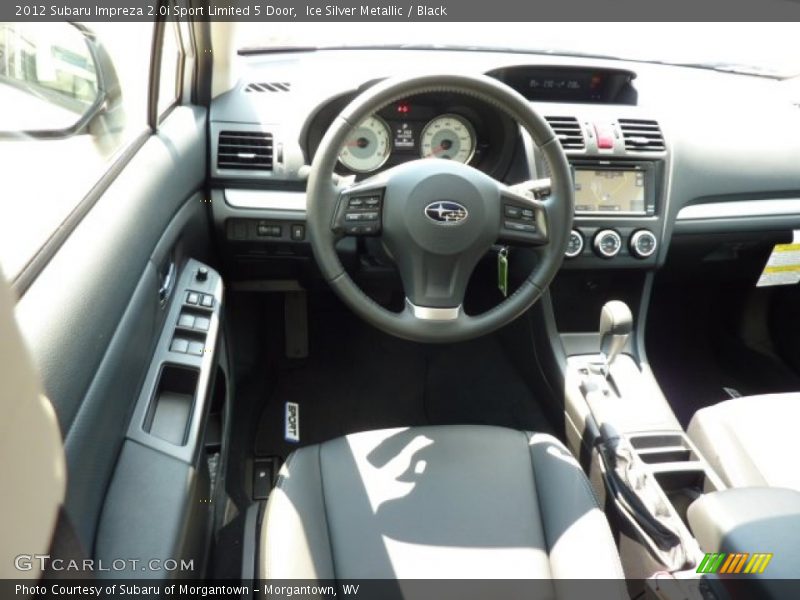 Ice Silver Metallic / Black 2012 Subaru Impreza 2.0i Sport Limited 5 Door