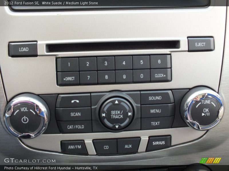 White Suede / Medium Light Stone 2012 Ford Fusion SE