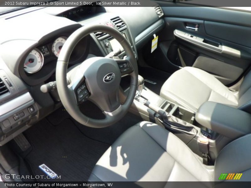 Ice Silver Metallic / Black 2012 Subaru Impreza 2.0i Sport Limited 5 Door