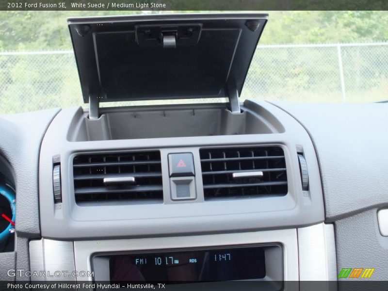 White Suede / Medium Light Stone 2012 Ford Fusion SE
