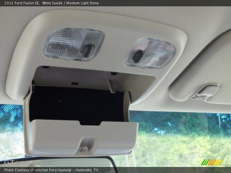 White Suede / Medium Light Stone 2012 Ford Fusion SE