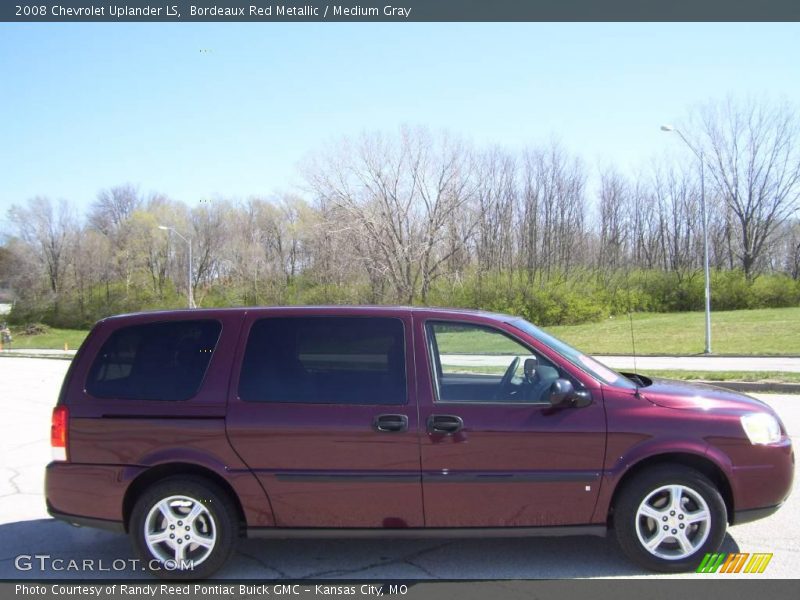 Bordeaux Red Metallic / Medium Gray 2008 Chevrolet Uplander LS