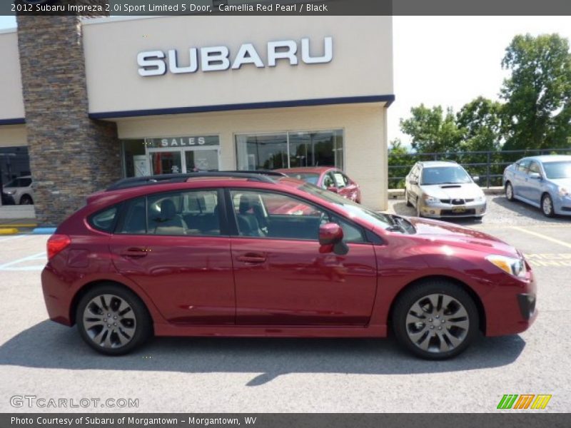 Camellia Red Pearl / Black 2012 Subaru Impreza 2.0i Sport Limited 5 Door