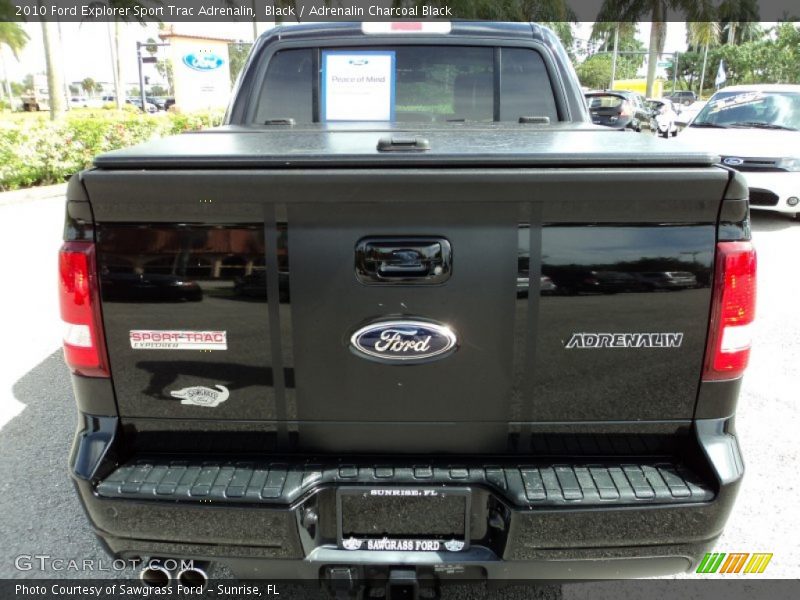 Black / Adrenalin Charcoal Black 2010 Ford Explorer Sport Trac Adrenalin