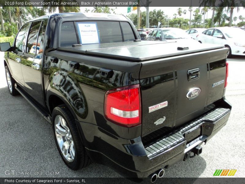 Black / Adrenalin Charcoal Black 2010 Ford Explorer Sport Trac Adrenalin