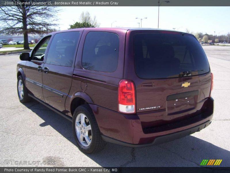 Bordeaux Red Metallic / Medium Gray 2008 Chevrolet Uplander LS