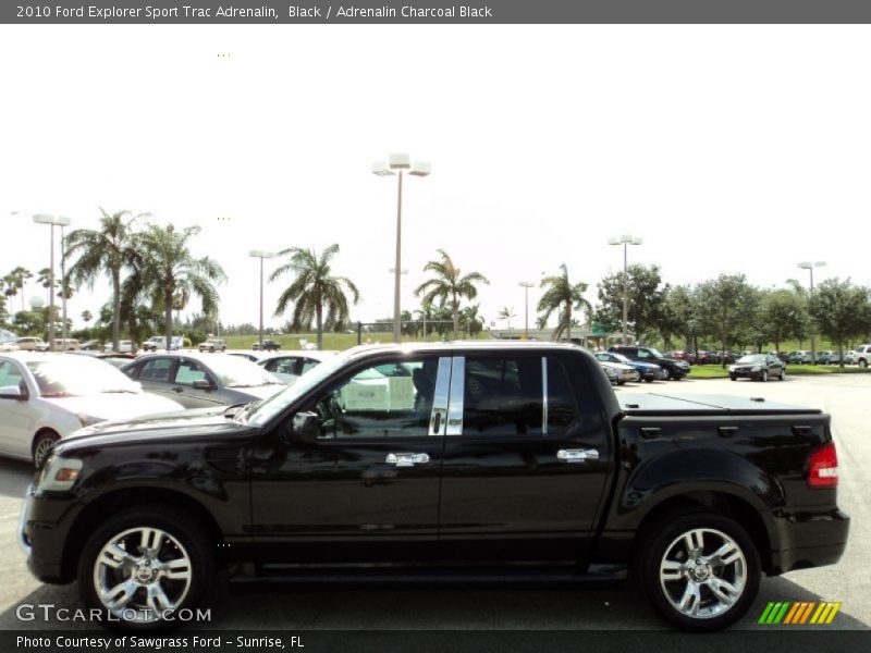 Black / Adrenalin Charcoal Black 2010 Ford Explorer Sport Trac Adrenalin