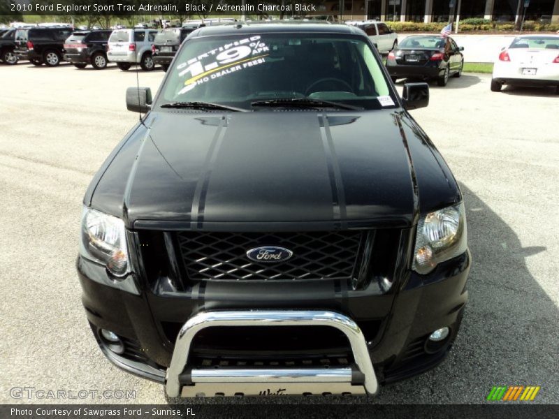 Black / Adrenalin Charcoal Black 2010 Ford Explorer Sport Trac Adrenalin