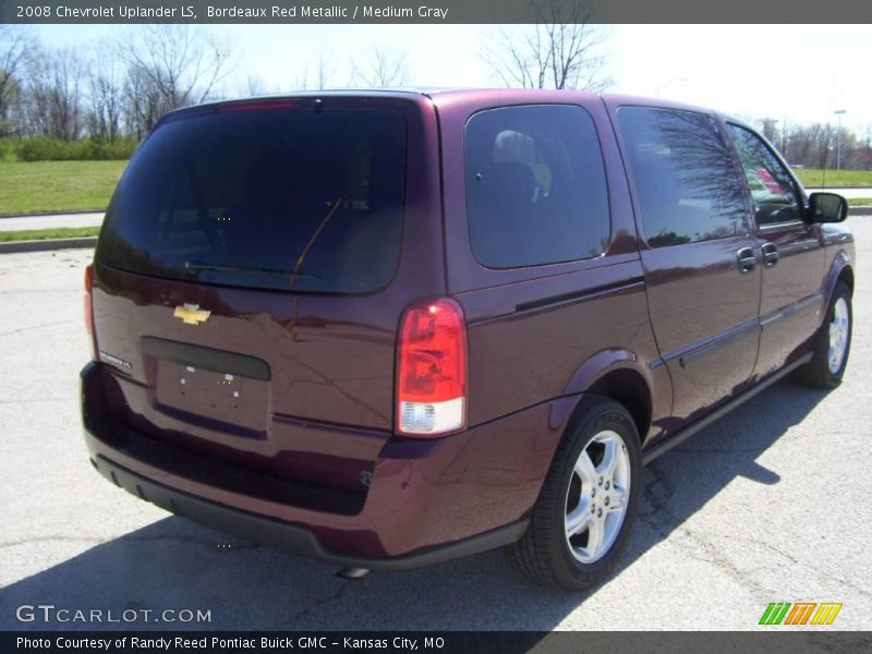 Bordeaux Red Metallic / Medium Gray 2008 Chevrolet Uplander LS