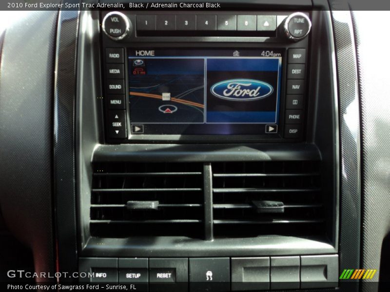 Controls of 2010 Explorer Sport Trac Adrenalin