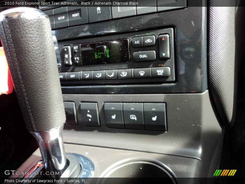 Controls of 2010 Explorer Sport Trac Adrenalin