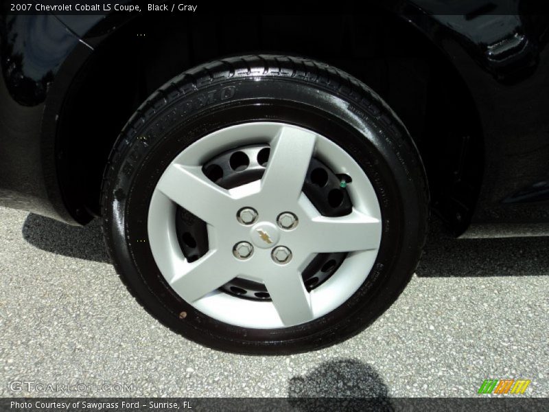 Black / Gray 2007 Chevrolet Cobalt LS Coupe