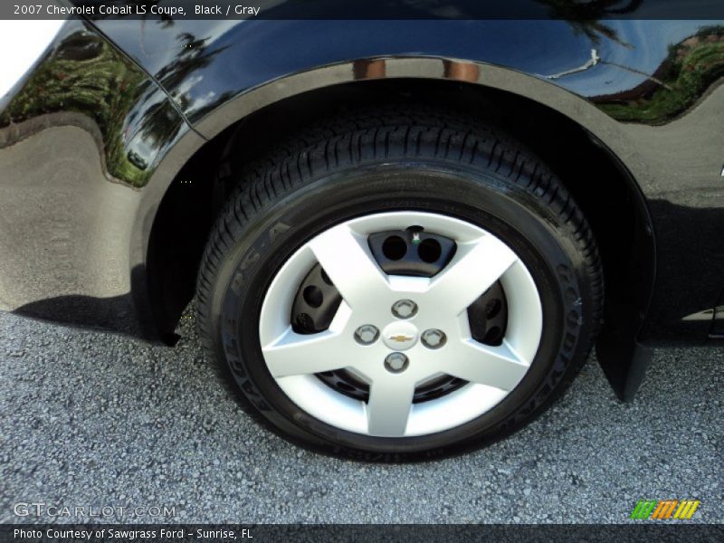 Black / Gray 2007 Chevrolet Cobalt LS Coupe