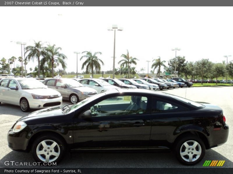 Black / Gray 2007 Chevrolet Cobalt LS Coupe