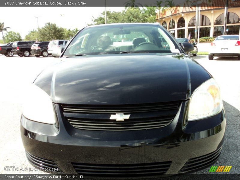 Black / Gray 2007 Chevrolet Cobalt LS Coupe