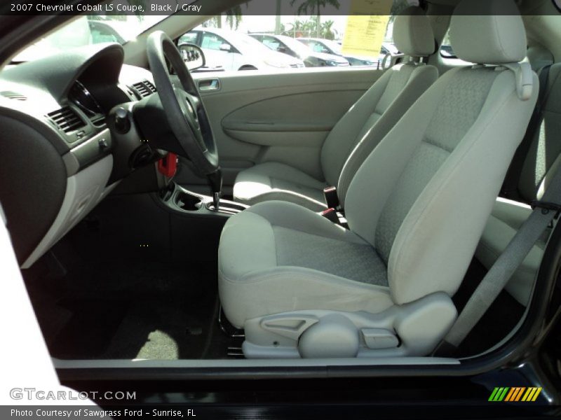 Black / Gray 2007 Chevrolet Cobalt LS Coupe