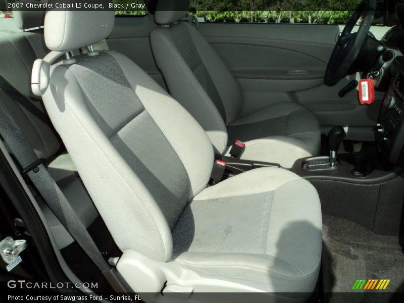 Black / Gray 2007 Chevrolet Cobalt LS Coupe